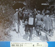 Forced laborers at Kahla 01: entry of a
                            tunnel portal