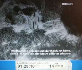 Obersalzberg-Berghof 40, US-Film,
                            Bomben auf Häuser des Obersalzberg-Berghof