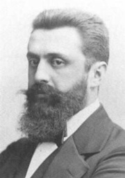 Theodor Herzl, portrait of a racist, which
                        was normal for this period, to be racist even
                        was "scientific" in these times!