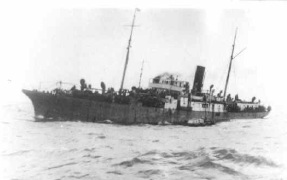 Ship Theodor Herzl with Jewish
                          passengers