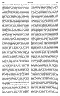 Encyclopaedia Judaica (1971): Zionism, vol.
                        16, col. 1087-1088