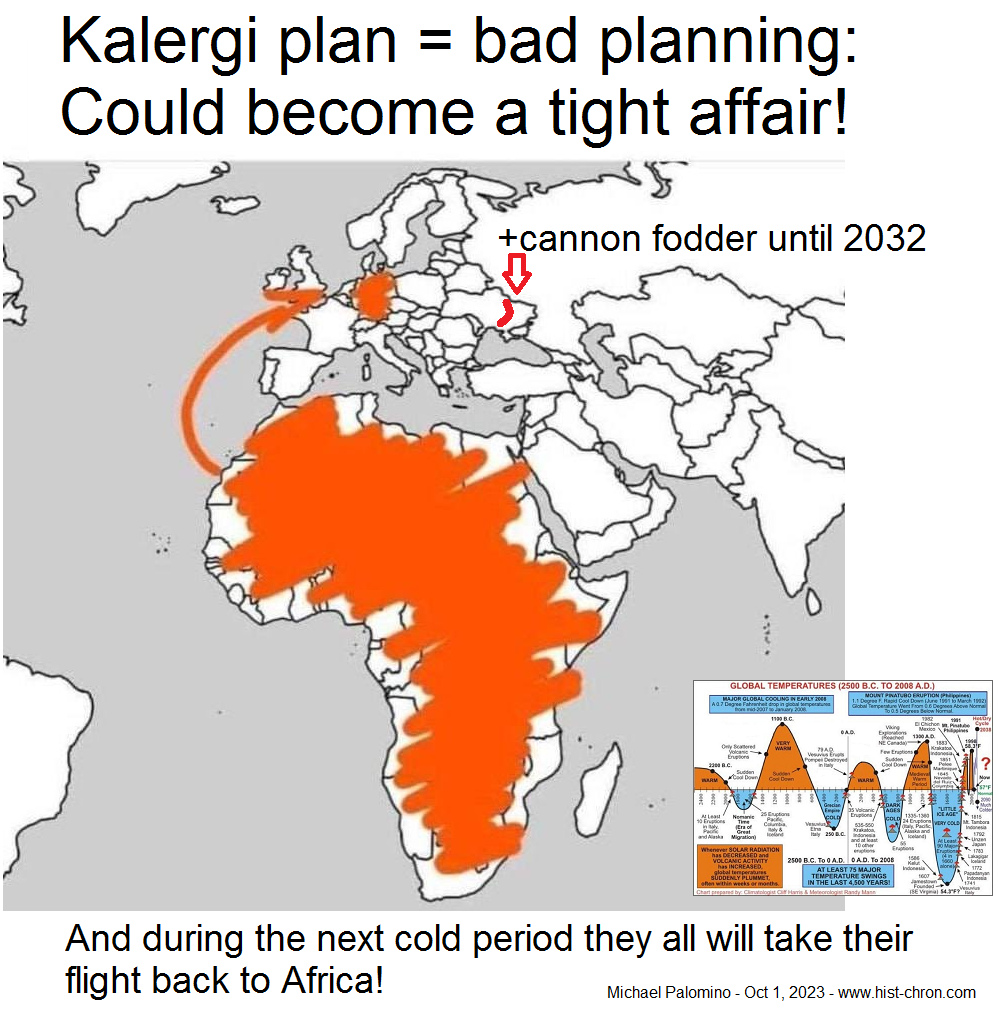 Is the Kalergi
                          Plan a bad plan? On the map, Europe will not
                          become bigger if more and more people are
                          imported.