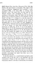 Encyclopaedia Judaica (1971): Zion, vol. 16,
                      col. 1030