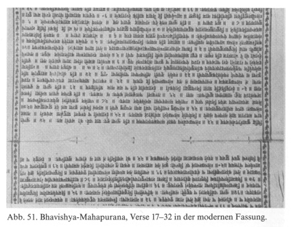 Bhavishya Mahapurana, Verse 17 bis 32,
                        moderne Fassung