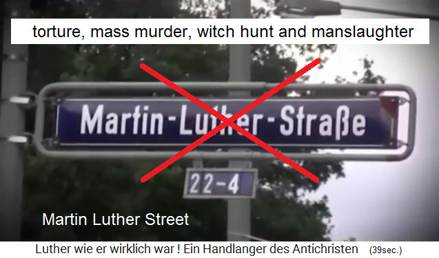 A
              Martin Luther Street honors torture, mass murder, witch
              hunt and manslaughter - stop this shit!