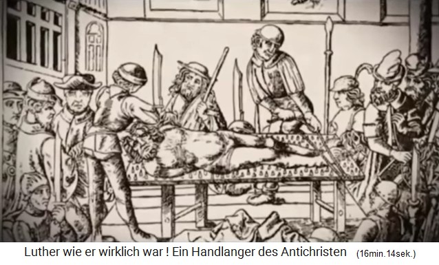 The
              hater and alcoholic Luther also repeatedly demanded the
              murder method of veining people hurting the arteries
              letting bleeding them slowly to death