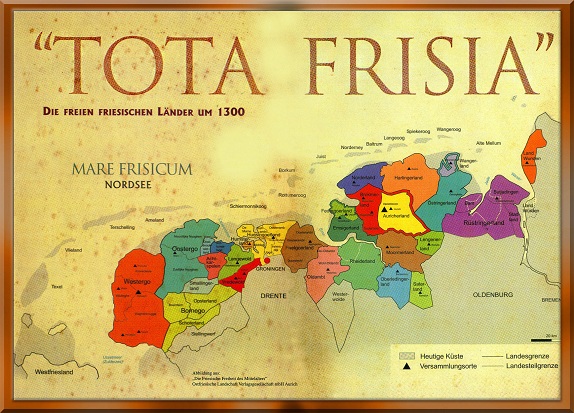 Friesland Ost und West um 1300