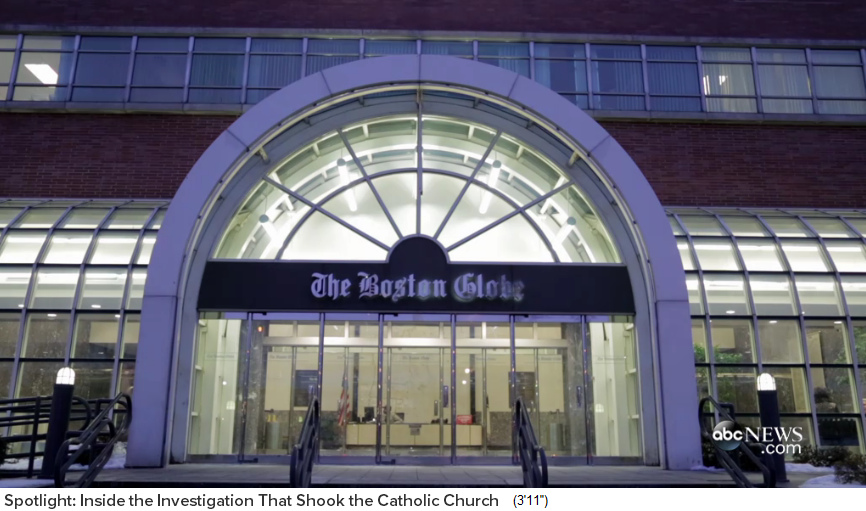 Der Eingang zur Tageszeitung
                  "Boston Globe"