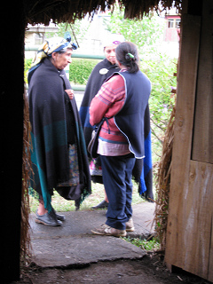 Temuco Cholchol, Mapuches vor der Ruca