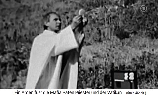 Priester Don Pino Pugliesi von
                    Palermo im Bottesdienst