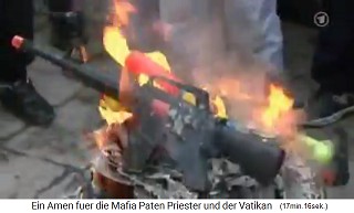 Palermo: Priester Don Paolo Turturro: Jeden
                    Monat werden Spielzeugpistolen verbrannt