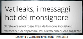 Sprachgebrauch im
                        schwul-kriminellen Vatikan: Sex mit Angestellten
                        hilft gegen Depression