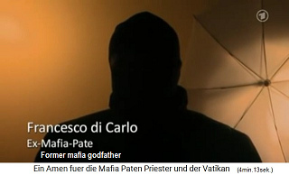 Former Mafia godfather Francesco
                      di Carlo, silhouette