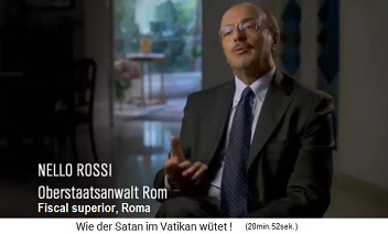fiscal superior de Roma, el Sr. Nello Rossi