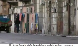 Palermo Quartier Brancaccio, die Hauptstratte mit Armut