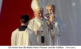 Der schwul-kriminelle Papst Johannes-Paul II 1993: Niemand darf tten - Nahaufnahme