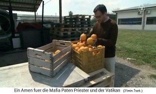 Der Sitz von Libera in Polistena (Kalabrien) und Antonio Napoli, er ist einer der Mitbegrnder