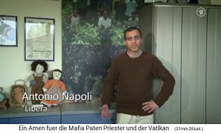 Antonio Napoli von der Anti-Mafia-Bewegung "Libera" in Polistena (Kalabrien)