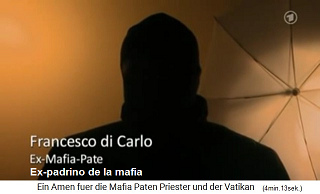 El ex padrino de la mafia Francesco di Carlo, silueta