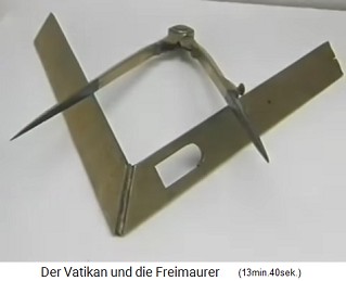 Freimaurersymbole Winkel und Zirkel