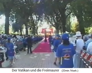 Marcha a Roma de la Hermandad Sacerdotal Po en agosto de 2000, culto al aire libre