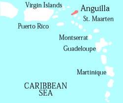 "Antilles" Islands with Martinique and
                  Guadeloupe