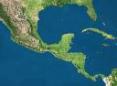 Satellitenfoto mit der Halbinsel Yucatán
                      neben Kuba