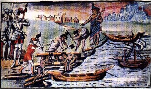 Durn
                            Codex 1521: natives are building new ships
                            for Corts...