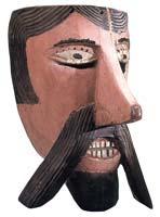Corts, greedy for gold and
                            destructive, is inspiring the artists until
                            today for crazy masks like here for example