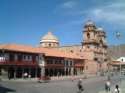 Cuzco:
                      Zentralplatz mit Kirche