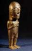 Chibcha indios : Frauen-Statuette
                      in Gold
