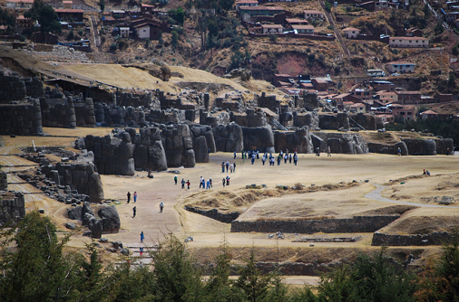 Fortress of Sacsayhuamn
                          above Cusco