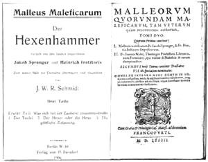 Hammer against witches
                    (Hexenhammer, Malleus Maleficarum)