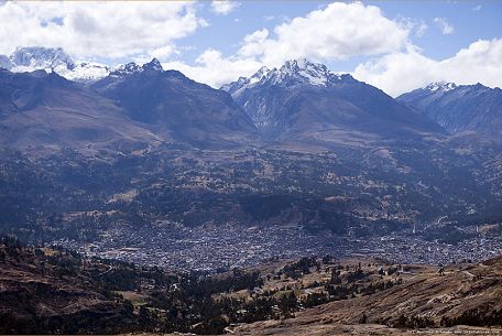 Huaraz in Peru with Rio Santa
                                  Valley with it's mountain ranges [61]
                                  - this is a natural pharmacy