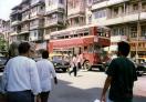 Bombay / Mumbai :
                            Londoner Bus / London Bus Doppeldecker /
                            double-decker