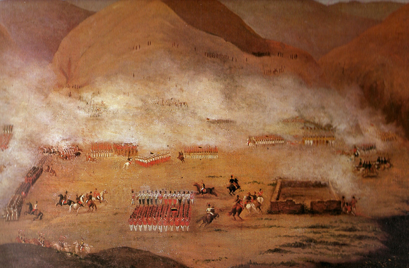 Die Schlacht von Ayacucho,
              9.12.1824