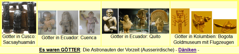 Es waren Gtter: Das wurde in
                                    Peru, Ecuador und Kolumbien
                                    besttigt, Webseite: www.am-sur.com