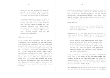 Kieler Amalgamgutachten: Wissenstand von
                          1955: Kaugummi, Quecksilberdampf,
                          Ftenschdigung, bertragung durchs Dentin
                          etc. Seiten 88-89