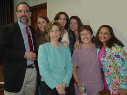 Dr. Peter D'Adamo with his staff in his
                        clinic
