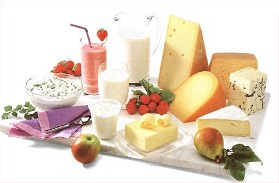 Milk
                      products, for example milk, yogurt, butter, and
                      cheese