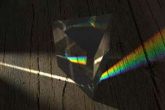 color beam parted by a prism