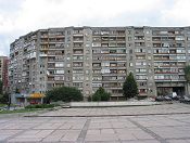 Colorless life provokes to be mentally
                            ill, e.g. life in gray industrialized
                            building (Plattenbau), here an example of ex
                            communist Kaliningrad