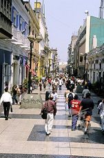 Colorful
                            life inspires the spirit, e.g. a colorful
                            pedestrian zone like in Lima