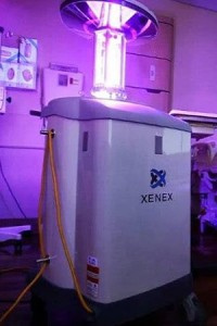 UV-Licht-Desinfektionsroboter von Xenex
                  "Xenex-Hospital UV Light 300"