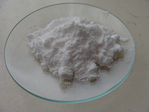 Sodium bicarbonate on a little plate