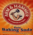 Baking soda
                of the company "Arm & Hammer"