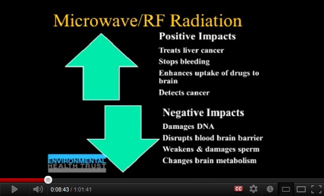 Kurzwellige Strahlung beim Röntgen ist ähnlich
                  wie die Handystrahlung