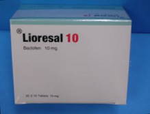 Lioresal /
                Baclofen, package