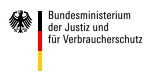 Bundesministerium fr Justiz und
                Verbraucherschutz online, Logo