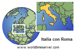 Mapa de Italia con
            Roma